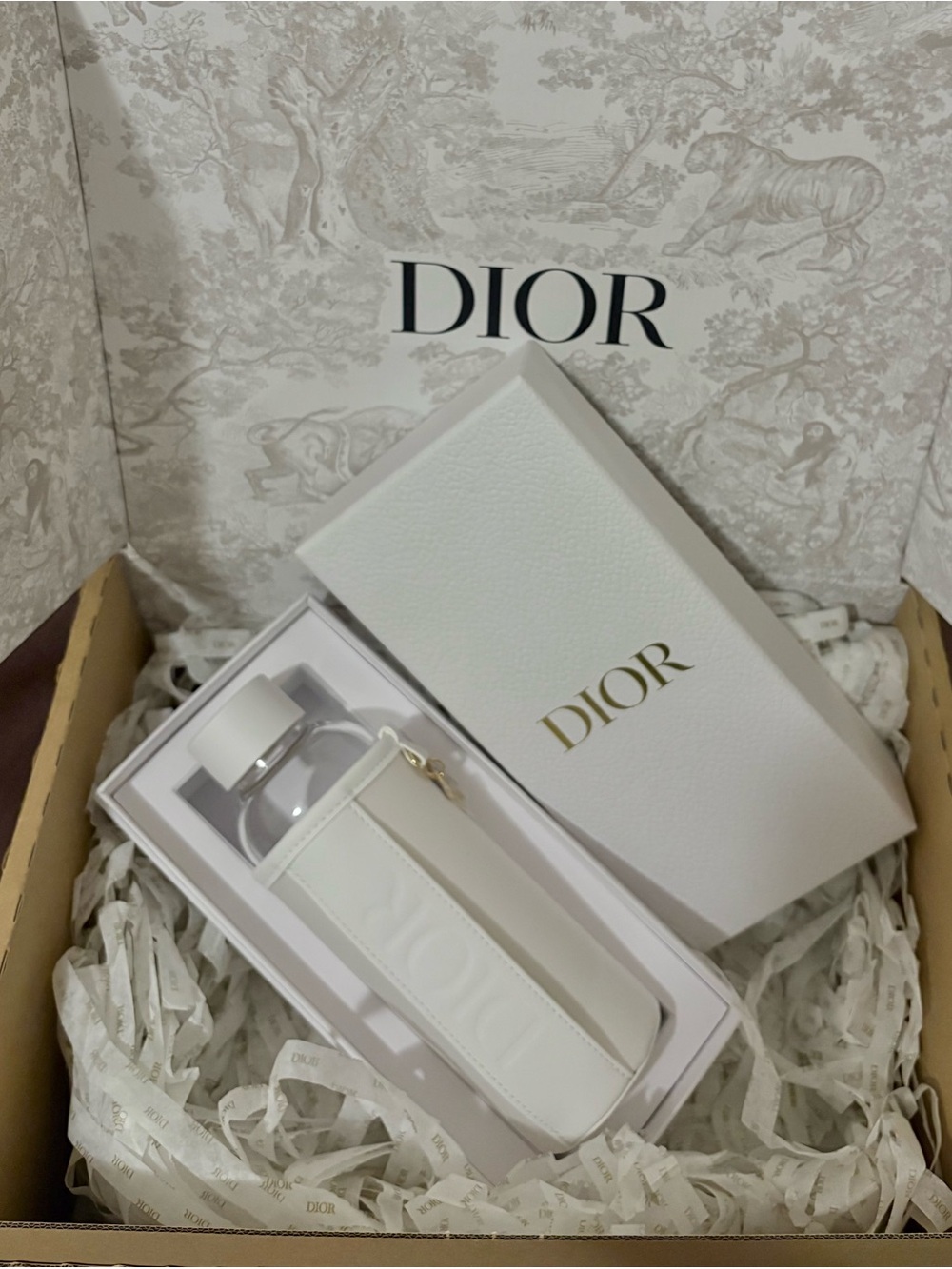 Dior Water Bottle & Holder